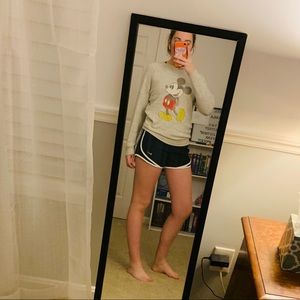 light grey vintage mickey mouse knit shirt